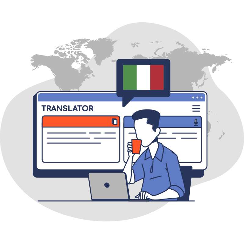 Translation into Italian for Communication