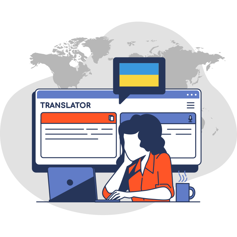 Translation into Ukrainian for Communication