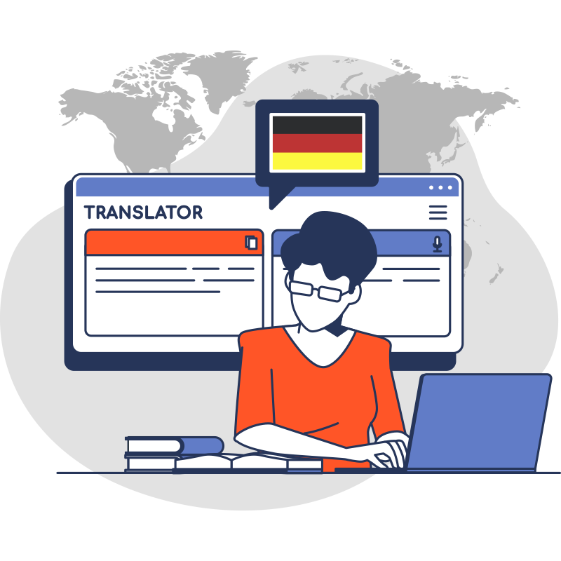 Translation into German for CustomerCode