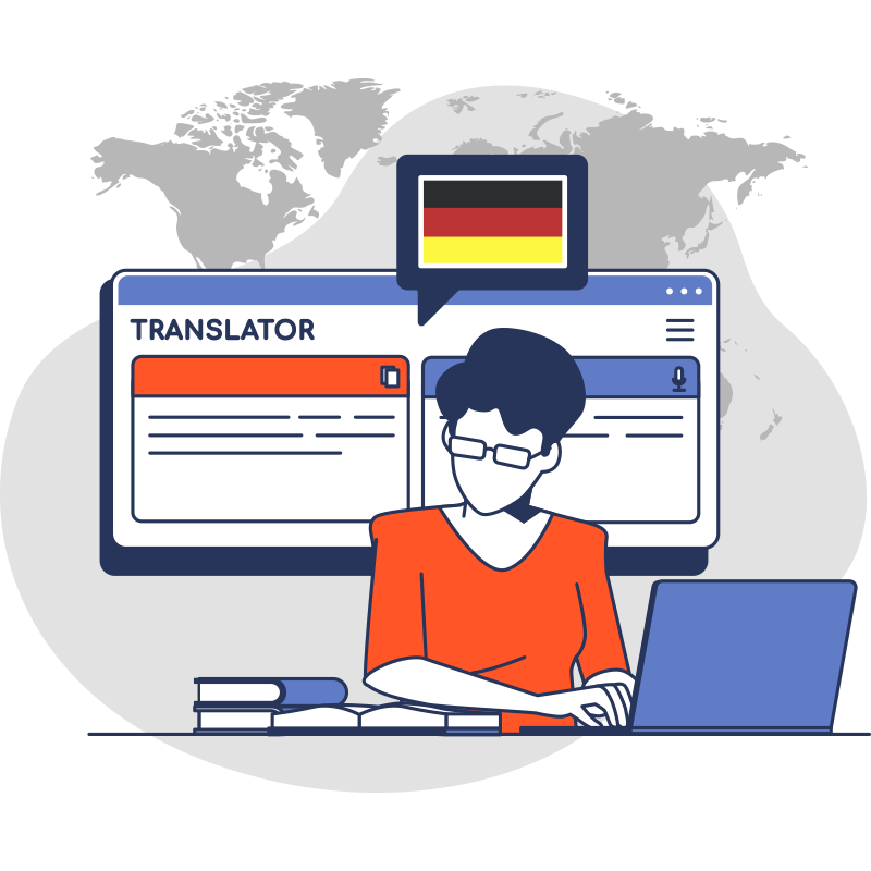 Translation into German for Freeze Stock